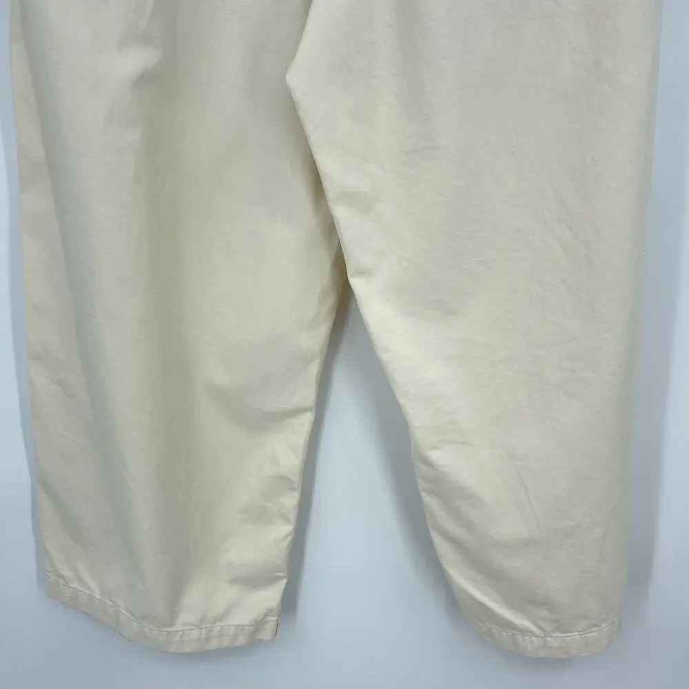 We The Free | Easy Peasy Pull-On Jeans in Irie Off White Drawstring Baggy Pant M